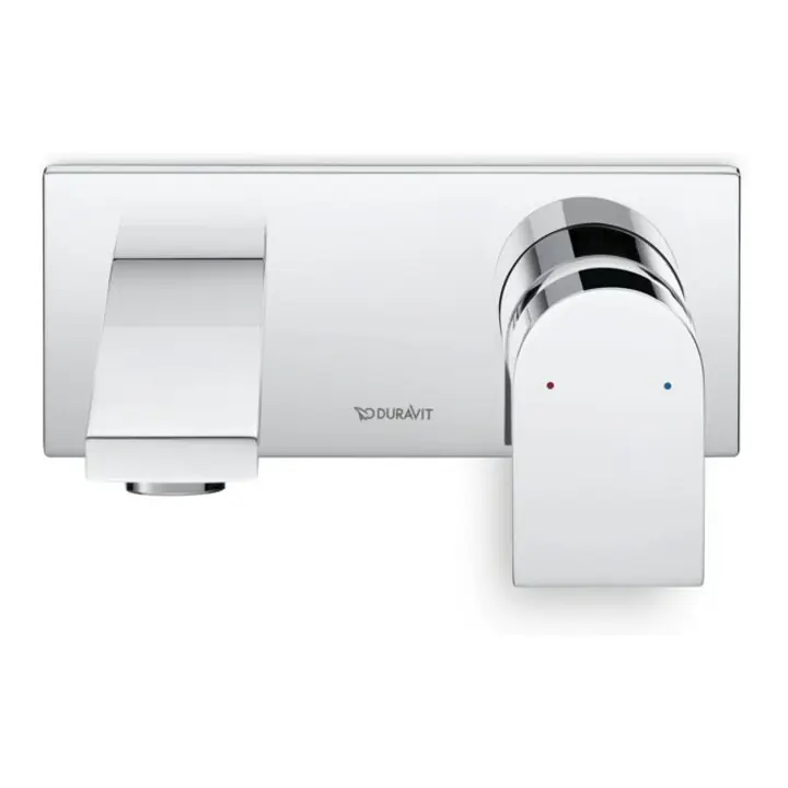 Usine Directe Duravit Set de montage Tulum Mitigeur lavabo encastré, saillie 171 mm, chrome