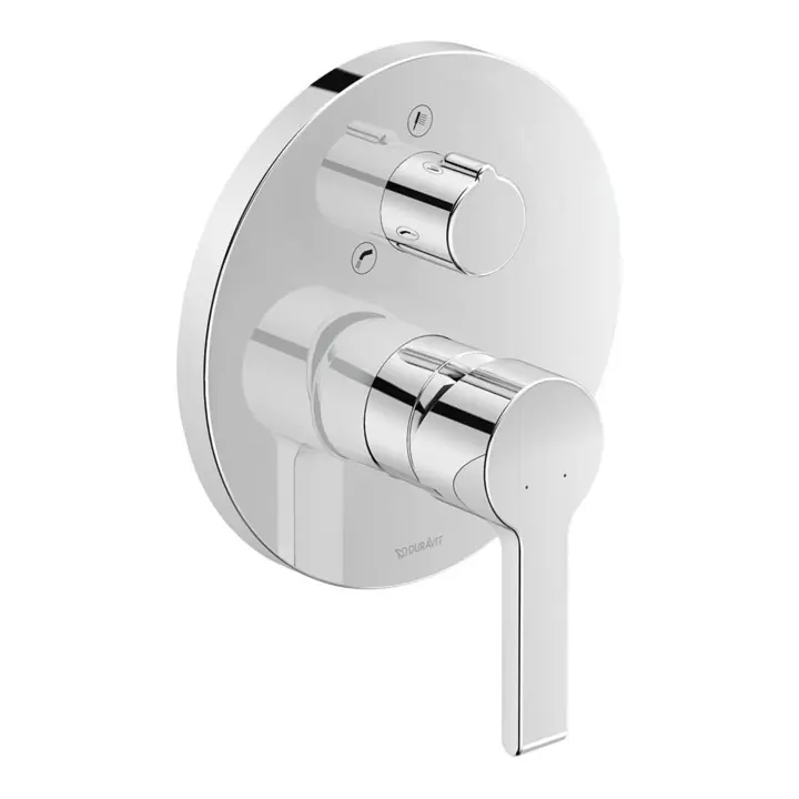 Duravit Kit de montage B.2 Mitigeur bain encastré, rond, chrome, avec inverseur Prix Promo