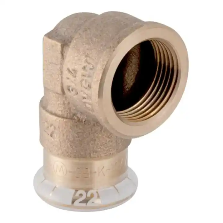 Must-Have Geberit coude de transition Mapress 54mmxRp 2, Cu, 90°, avec filetage femelle, bronze rouge
