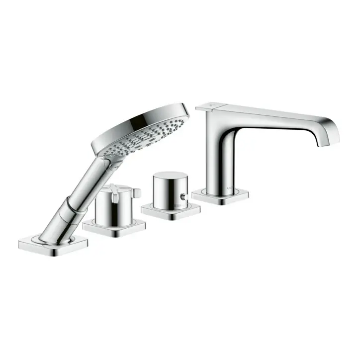 Bon Plan hansgrohe Axor Citterio E Set complet 4 trous mitigeur bord, avec thermostat, chrome