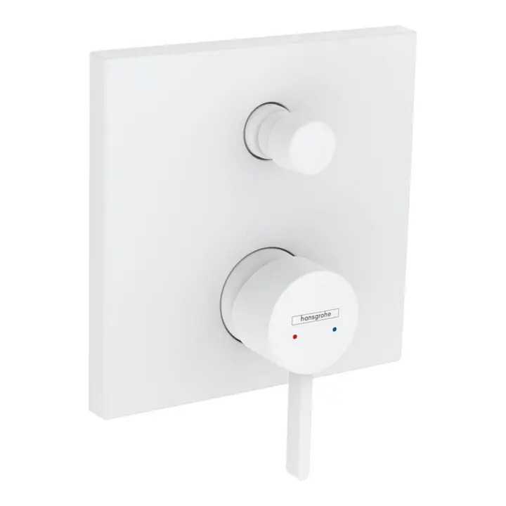 Livraison Express hansgrohe Kit de montage Finoris Mitigeur bain encastré, avec sécurité int., blanc mat
