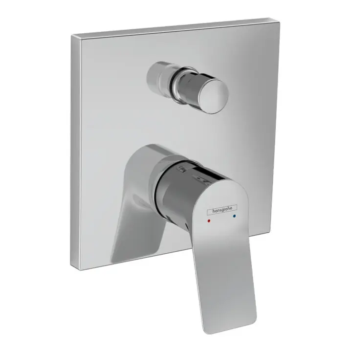 Garantie Incluse hansgrohe Ensemble de montage Vivenis mitigeur baignoire encastré, chrome
