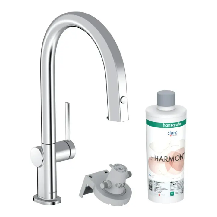 Prix Promo hansgrohe Mitigeur monocommande évier Aqittura M91 avec bec extractible, 1 an, sBox, kit de démarrage, chromé