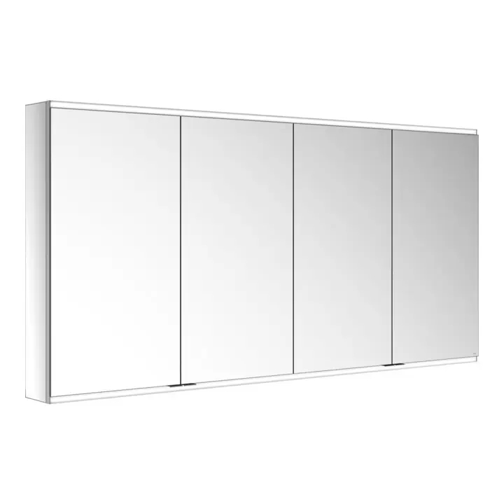 Keuco Spanplattenschraube Royal Modular 2.0 éclairé 190x90x16cm, 2 SD, 2 Dpl-LS, WV, 4 portes Offre Spéciale