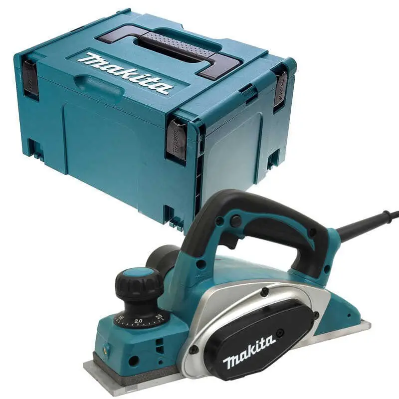 Rabot électrique filaire 620 W dans coffret Makpac – MAKITA KP0800J Must-Have