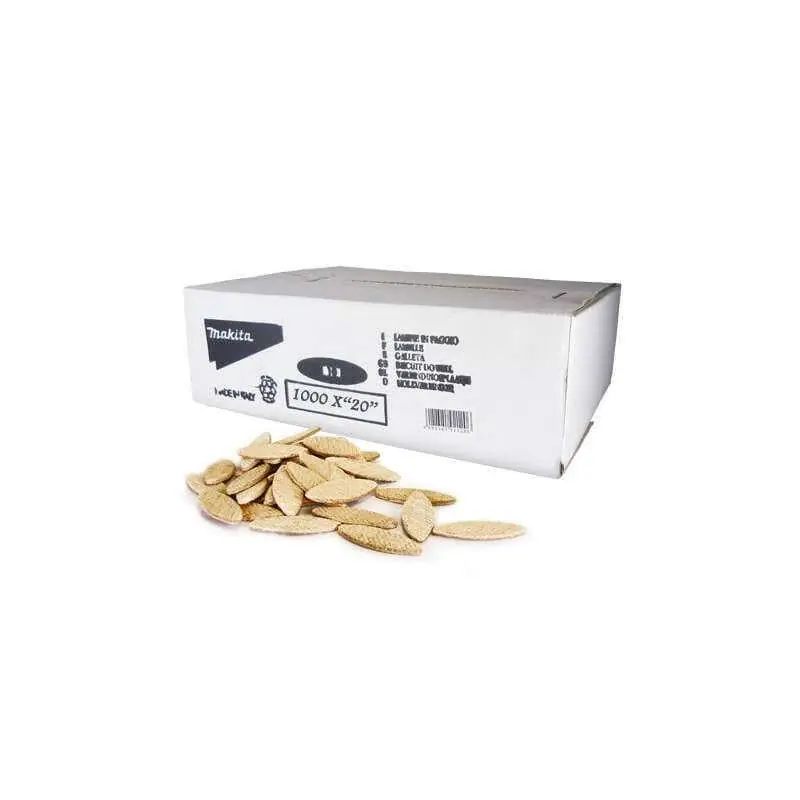 Offre Limitée Lamelles bois Type N°20 (1000 pcs) - MAKITA P-08850