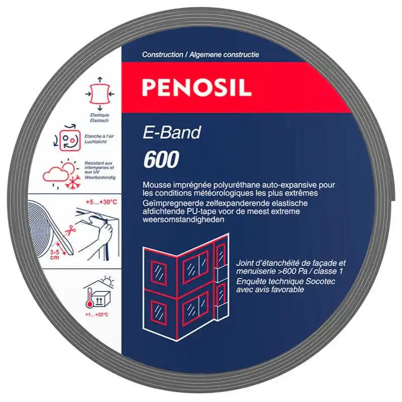 Prix Promo Joint d'étanchéité (25 rouleaux) Penosil E-BAND_600+_12_3-7MM
