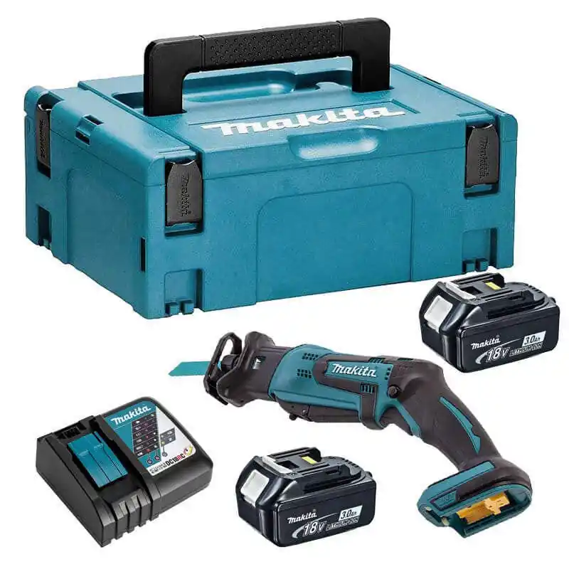 Scie sabre 18V LXT (2x3,0 Ah) dans coffret MAKPAC - MAKITA DJR183RFJ Commander Vite