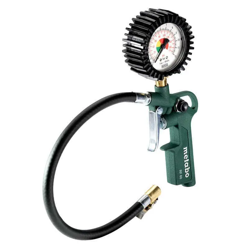 Pistolet de gonflage des pneus à manomètre – METABO RF60 Expédié Aujourd’hui