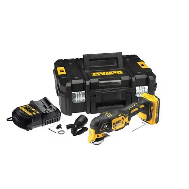 Outil multifonction 18V (1×2,0 Ah) + accessoires en TSTAK DEWALT DCS355D1-QW Offre Du Jour
