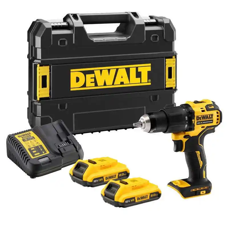 Perceuse à percussion 18V (2x2,0 Ah) en coffret - DEWALT DCD709D2T-QW Offre Limitée