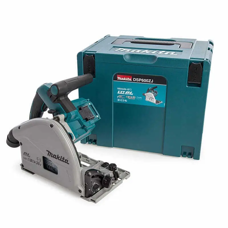 Livraison Mondiale Scie plongeante 36V LXT BL (2x18V) Ø165 mm - MAKITA DSP600ZJ