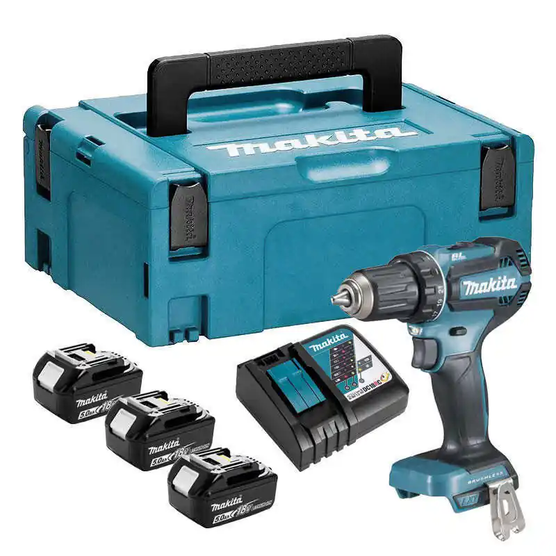 Perceuse visseuse 18V LXT (3x5,0 Ah) en MAKPAC - MAKITA DDF485RTJ3 Top Qualité