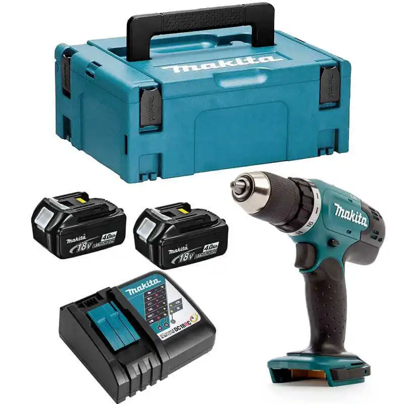Perceuse-visseuse 18V LXT (2x4,0 Ah) en MAKPAC - Makita DDF453RMJ Livraison Mondiale