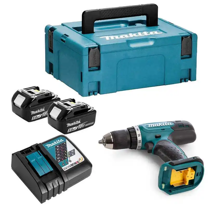 Perceuse-visseuse 18V LXT (2x5,0 Ah) en MAKPAC - Makita DDF453RTJ Acheter En Ligne