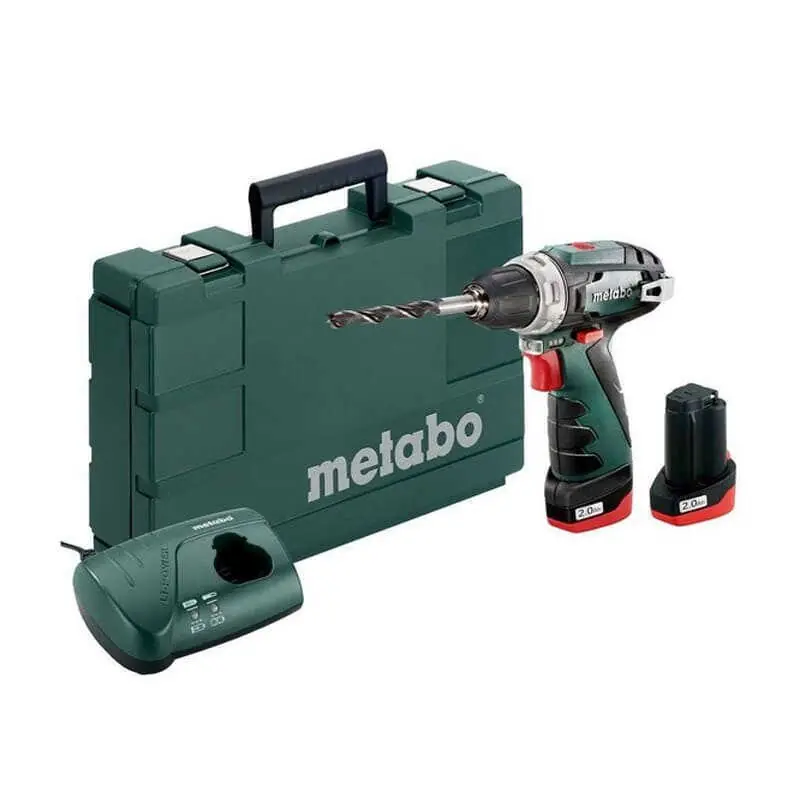Réduction Visseuse 10,8 V (2×2.0 Ah) – METABO POWERMAXX BS BASIC (600080500)