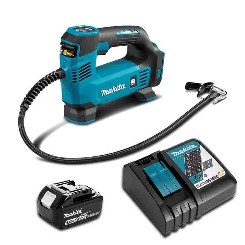 Gonfleur 18V Li-Ion (2x3,0 Ah) avec chargeur rapide - MAKITA DMP180RF2 Marque