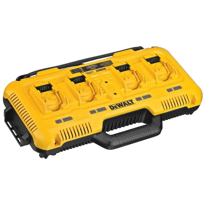 Chargeur 4 batteries 10,8 / 12 / 18 V XR et XR FLEXVOLT - DEWALT DCB104 Garantie Incluse