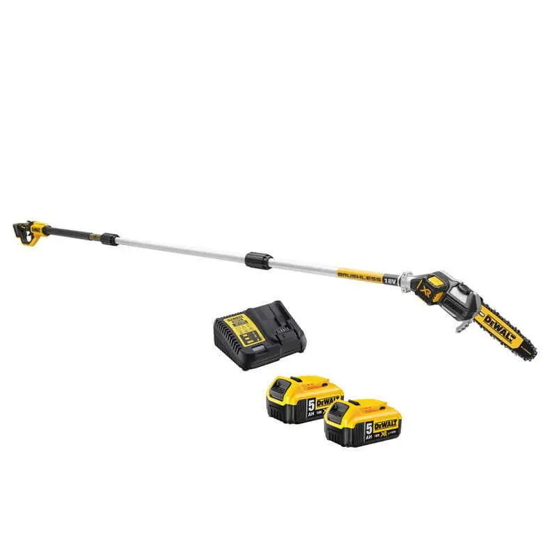 Elagueuse sur perche sans fil 18V XR Brushless (2×5.0 Ah) – DEWALT DCMPS567P2 Livraison Gratuite