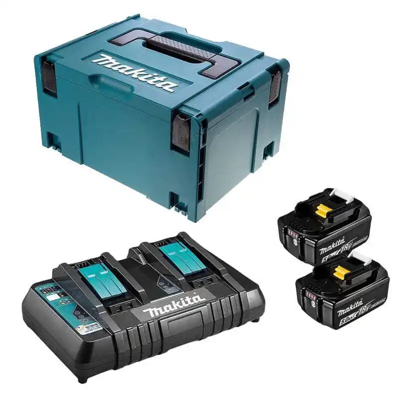 Pack énergie 18v (2x5,0 Ah) dans Makpac MAKITA 197629-2 Haute Qualité