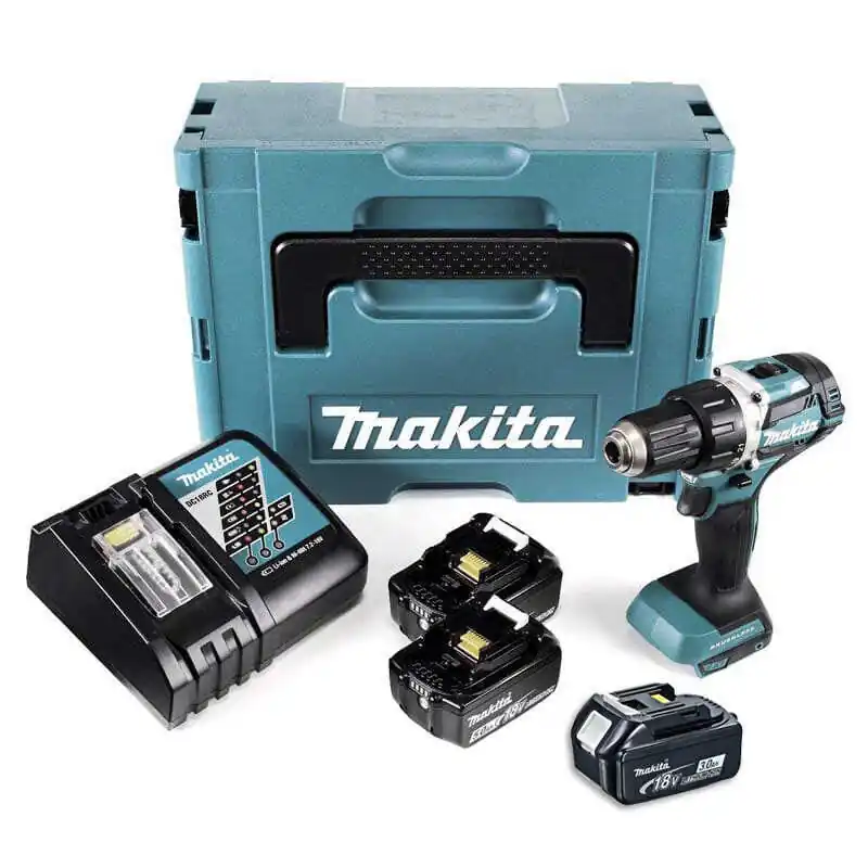 Usine Directe Perceuse visseuse BL 18V LXT (2x5,0 Ah + 1 x3,0 Ah) en MAKPAC - MAKITA DDF484JX1