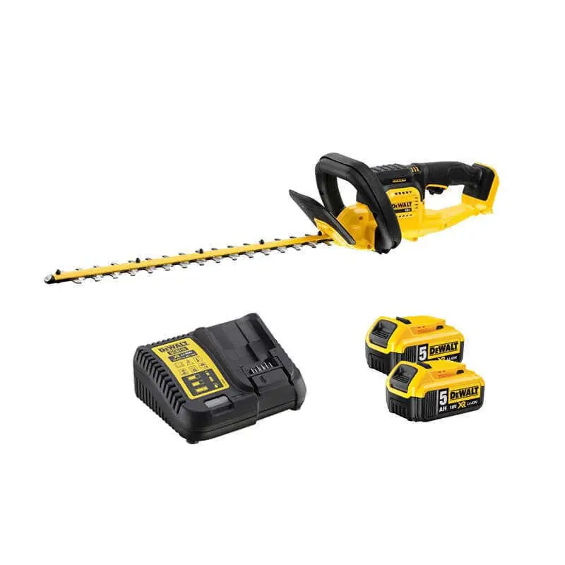 Taille haie 18v lamier de 55 cm (2×5,0 Ah) Dewalt DCMHT563P2 Tendance