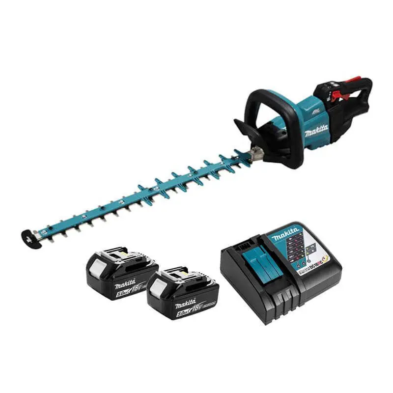 Solde Taille-haie 18V LXT lamier de 60 cm (2x5,0 Ah) - MAKITA DUH602RT2