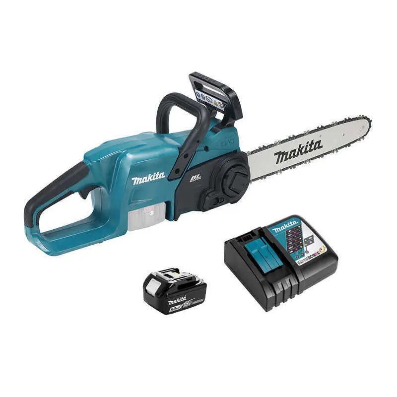 Tronçonneuse à chaîne sans fil 18V (1x5.0Ah) 35 cm - MAKITA DUC357RTX3 Haute Qualité