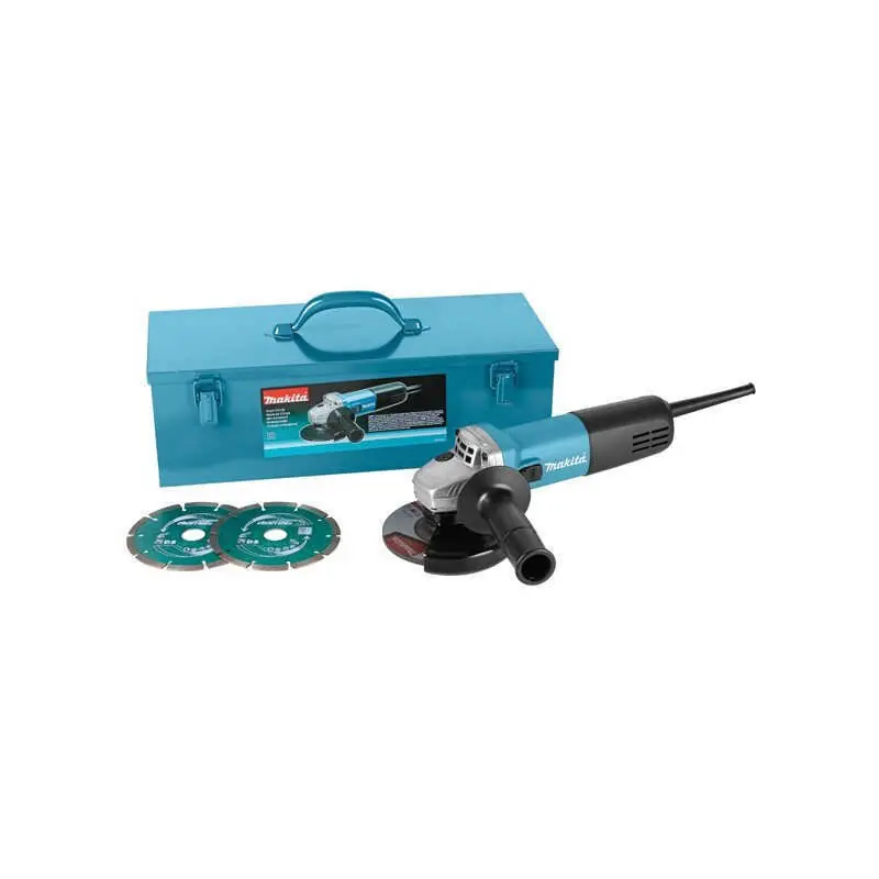 Prix Réduit Meuleuse d'angle 840W Ø125 mm et 2 disques - MAKITA 9558HNRGK3