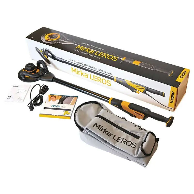 Ponceuse à bras murs et plafonds Ø225 mm LEROS 950CV - MIRKA MIW9502022BA Expédition Rapide