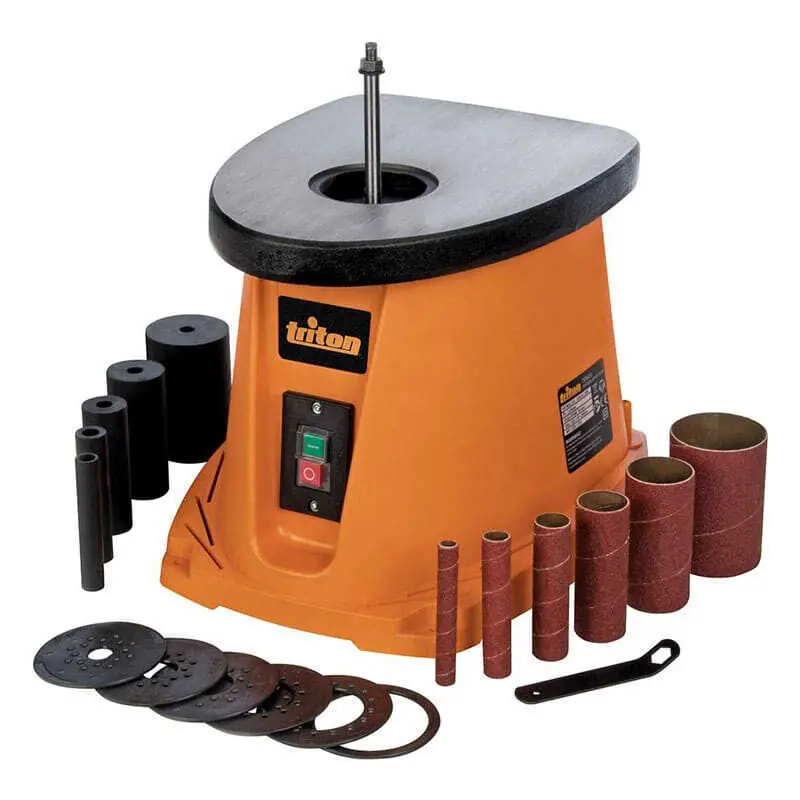 Bon Plan Ponceuse à bande et à cylindre oscillant 450 W TSPS450 - TRITON 516693