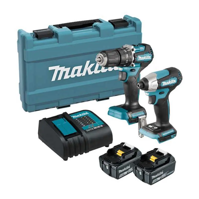 Prix Cassé Combopack 2 outils 18V LXT (DHP487 + DTD157) (2×5.0Ah) en mallette – MAKITA DLX2414ST