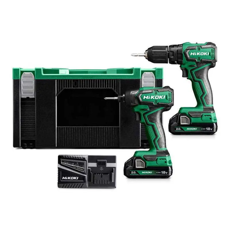 Combopack 2 outils 18V (DV18DD + WH18DD) (2x2,0 Ah) - HIKOKI KC18DDWGZ Livraison Gratuite