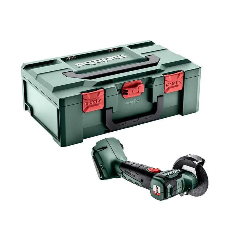 Garantie Incluse Meuleuse d'angle 18v Ø76 mm (solo) en coffret Metabo 600349840