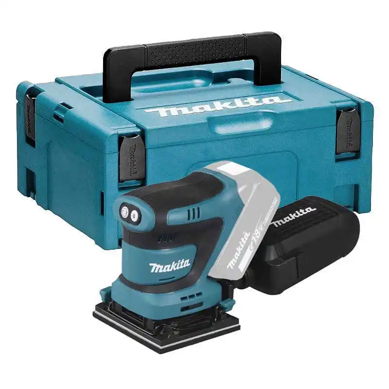 Prix Réduit Ponceuse vibrante 18v 112x102 mm (solo)+ Makpac MAKITA DBO480ZJ
