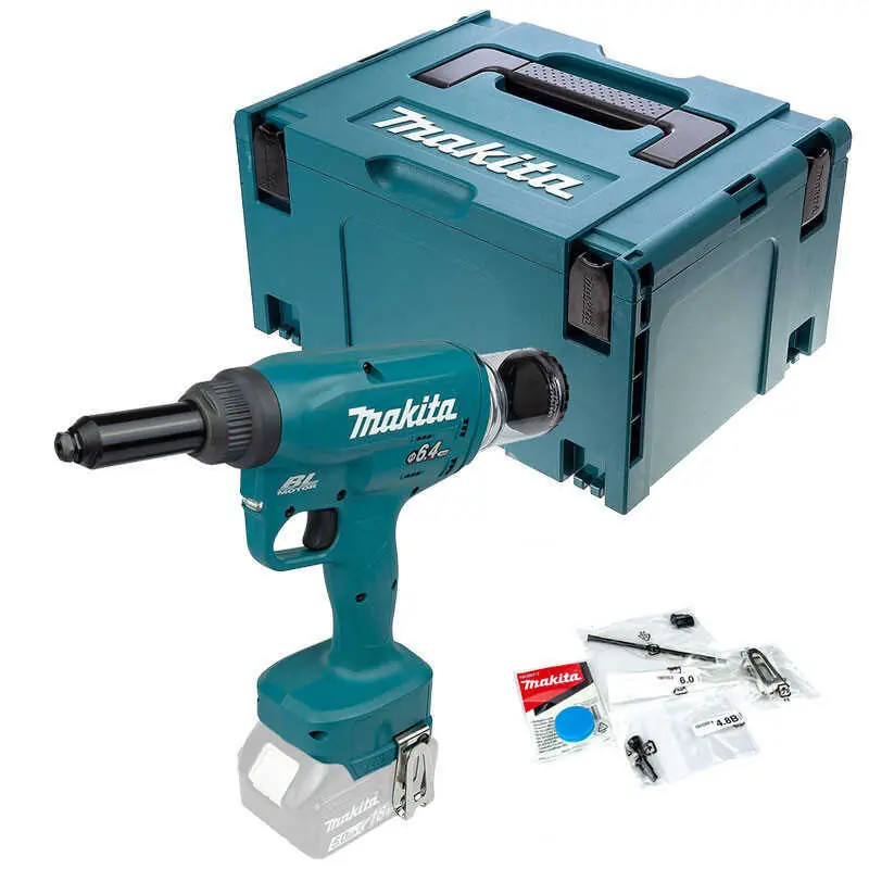 Satisfait Ou Remboursé Riveteuse 18 V Li-Ion BL Ø 6,4 mm (Produit seul) - MAKITA DRV250ZJ