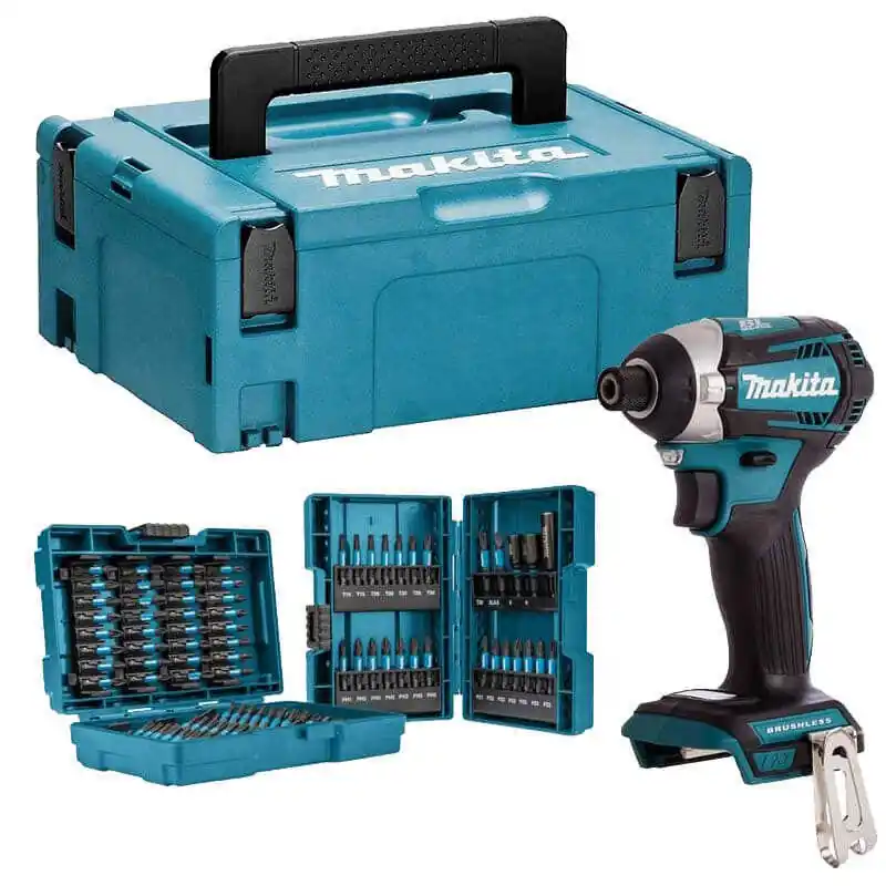 Soldes Visseuse à chocs 18V LXT 175Nm (Solo) avec set d'embouts Impact - MAKITA DTD154ZJ E-03109