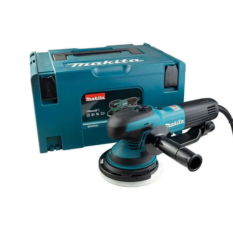 Ponceuse polisseuse excentrique 750W 150mm en Makpac MAKITA BO6050J Tendance