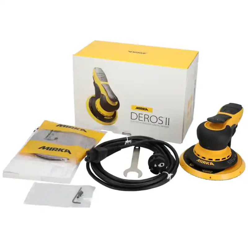 Ponceuse excentrique DEROS II 2.5 mm 625CV Ø150 mm - MIRKA MID6254044 Garantie Incluse
