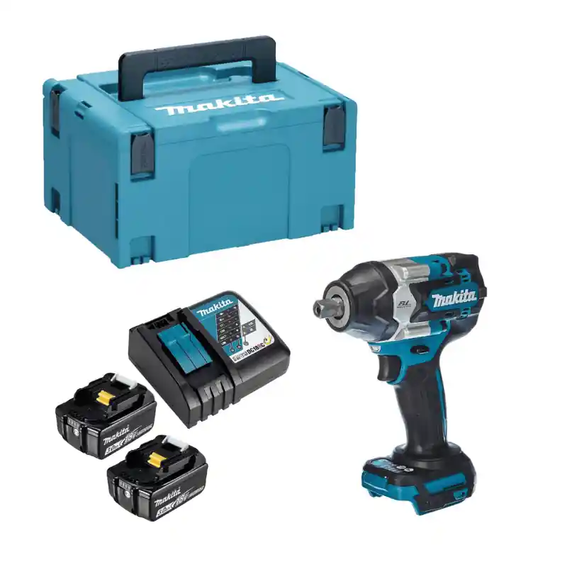Premium Boulonneuse à chocs 700Nm 1/2 (2x5.0Ah) en Makpac - MAKITA DTW701RTJ