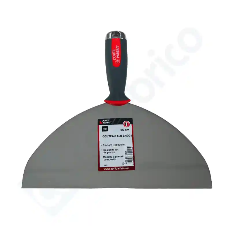 Dernier Modèle Couteau Plaquiste ALU CHOC 25CM - OUTILPARFAIT 2613025