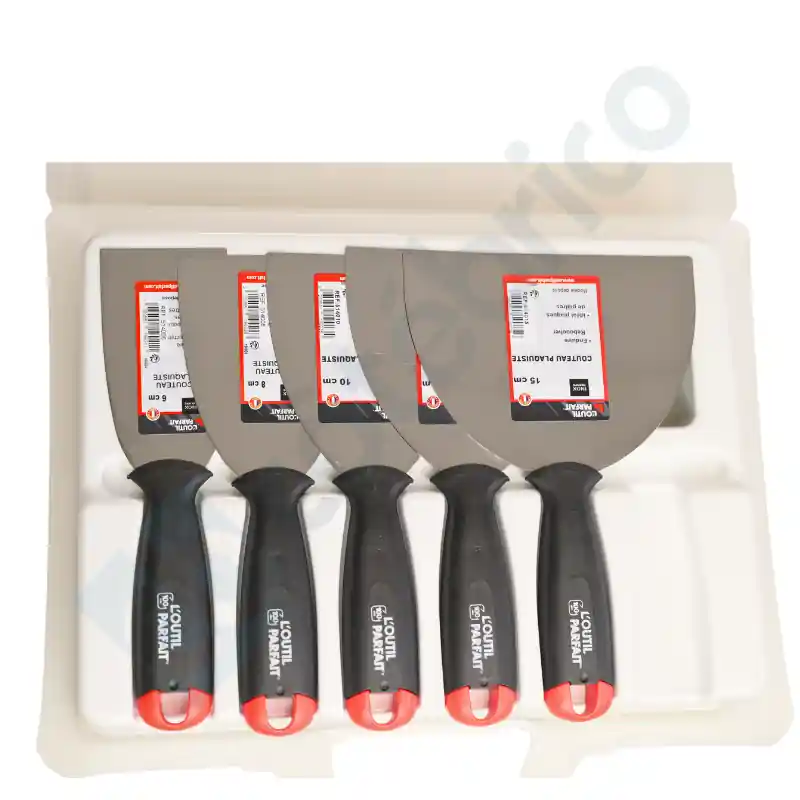 Valise 5 couteaux pour plaquiste - OUTIL PARFAIT 80238 Garantie Incluse