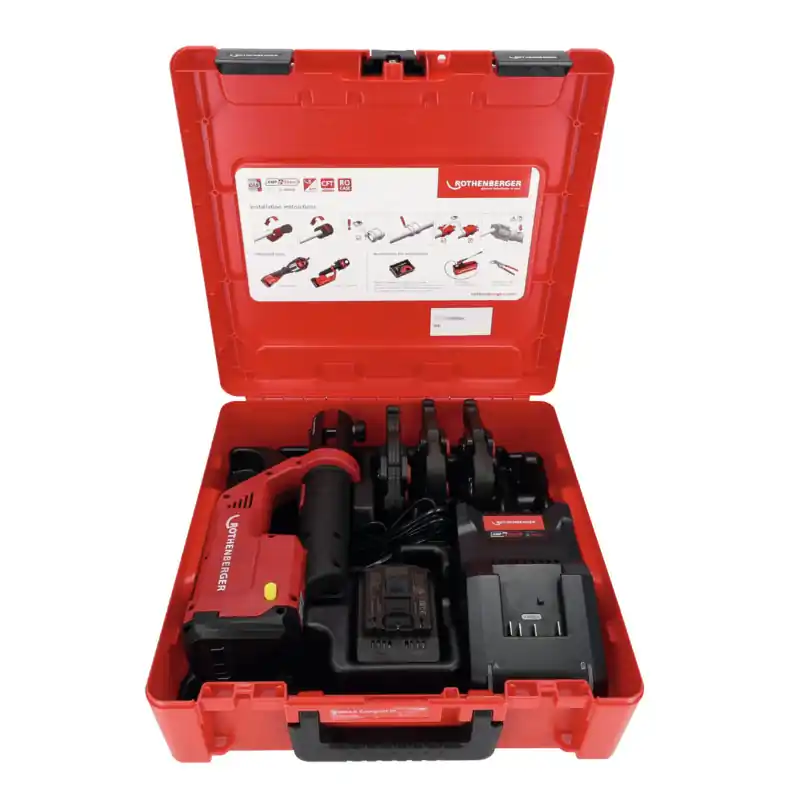 Populaire Sertisseuse ROMAX COMPACT III Set (1×2.0 Ah) dans coffret – ROTHENBERGER 1000004437