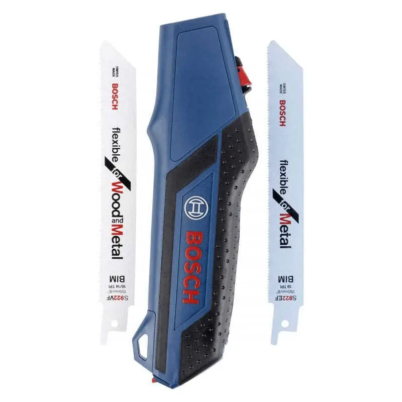 Commander Vite Poignée pour lames de scie sabre avec 2 lames - BOSCH 2608000495